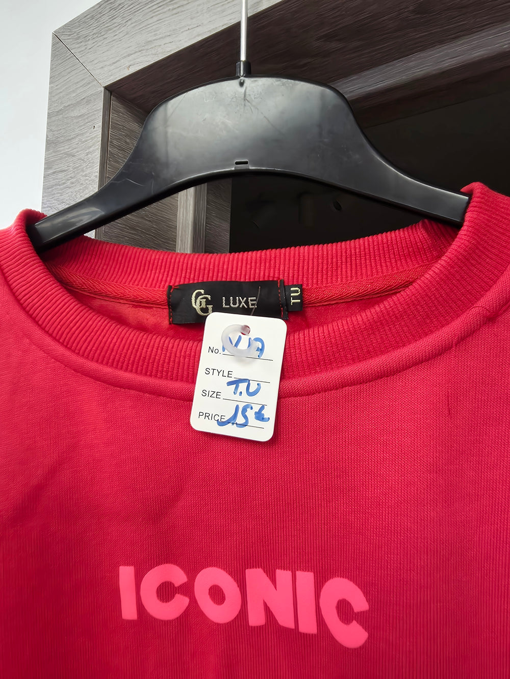 Pull rose iconic taille unique