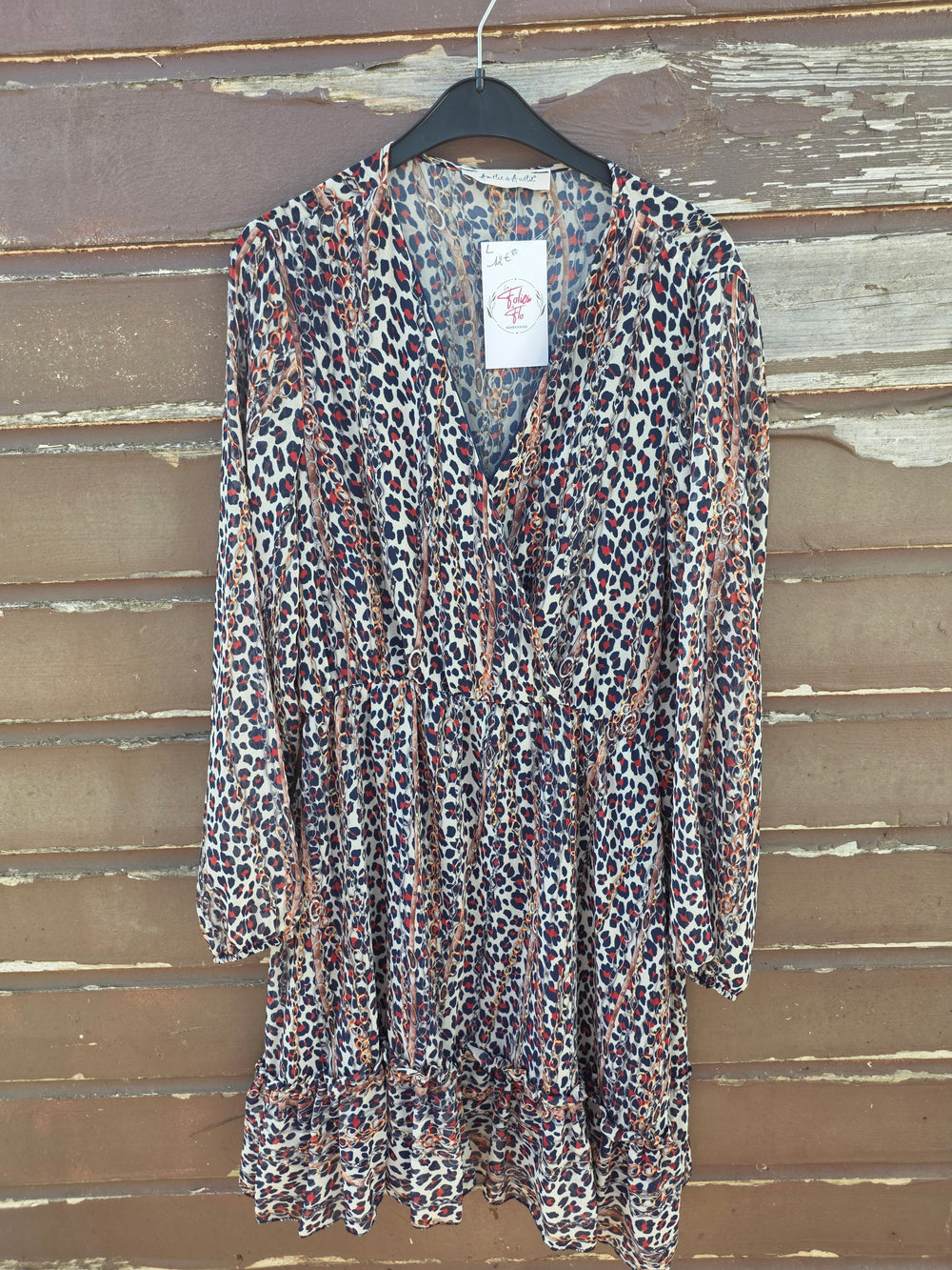 Robe taille L leopard