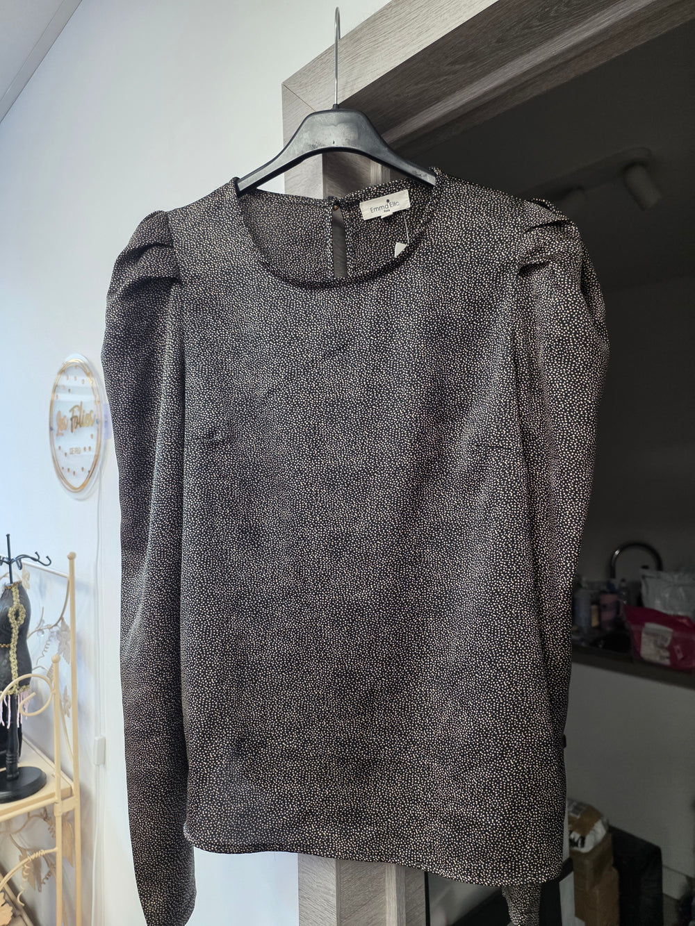 Blouse brune taille L