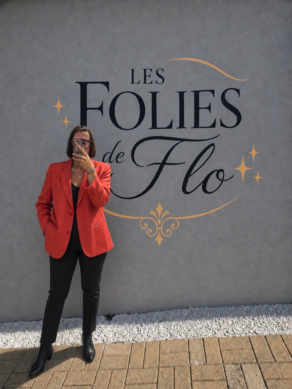 Veste orange camaïeu taille L