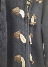Charger l&#39;image dans la galerie, Gilet bleu marinière sable et mer taille m
