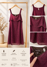 Charger l'image dans la galerie, Robe bordeaux taille 46

