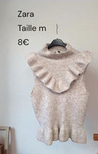 Charger l&#39;image dans la galerie, Pull sans manche zara taille m

