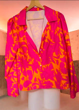 Charger l'image dans la galerie, Chemisier taille l orange et fuchsia
