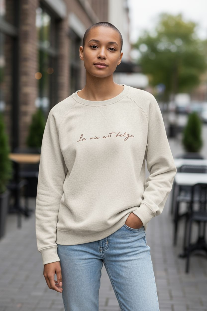 Pull beige taille L