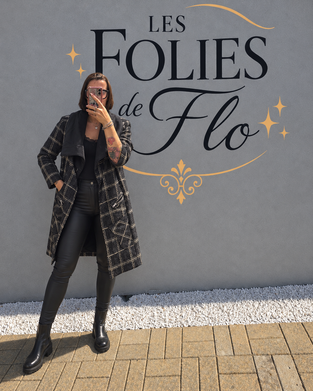 Manteau gris taille L