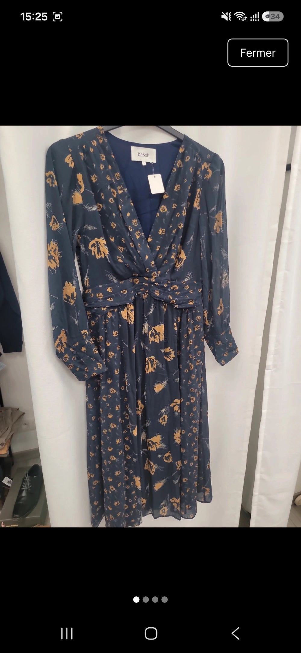 Robe bleue ba&sh taille L