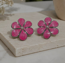 Charger l'image dans la galerie, Boucle d oreille rose ou verte
