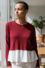 Charger l'image dans la galerie, Blouse bordeaux taille xl
