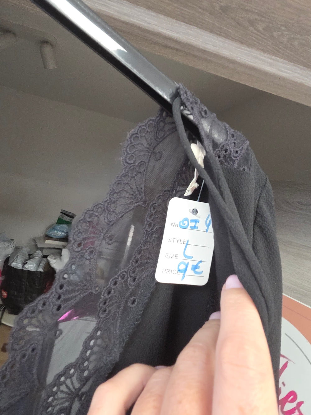 Blouse noire taille L