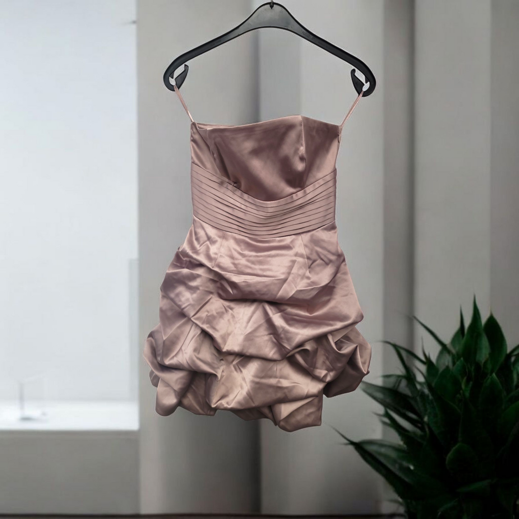 Robe de ceremonie brune new look s