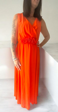 Charger l&#39;image dans la galerie, Robe orange rinascimento taille xl

