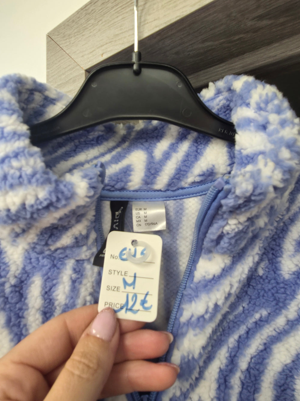 Pull pilou bleu taille m