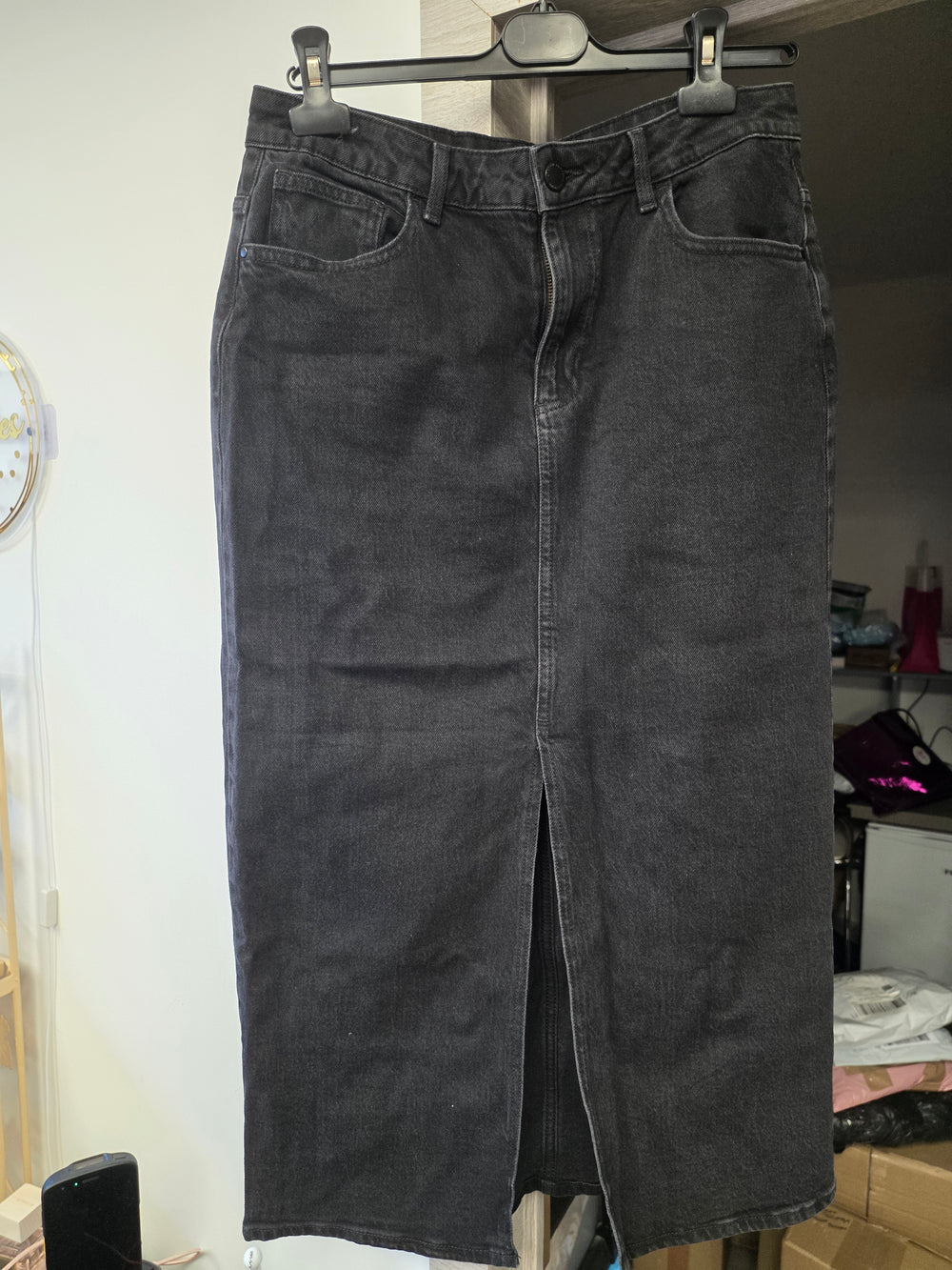 Jupe jeans noir taille xl