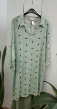 Charger l&#39;image dans la galerie, Robe vila verte taille xl
