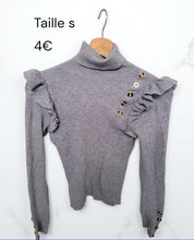 Charger l&#39;image dans la galerie, Pull gris taille s
