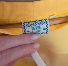 Charger l'image dans la galerie, Pull jaune poivre blanc taille s

