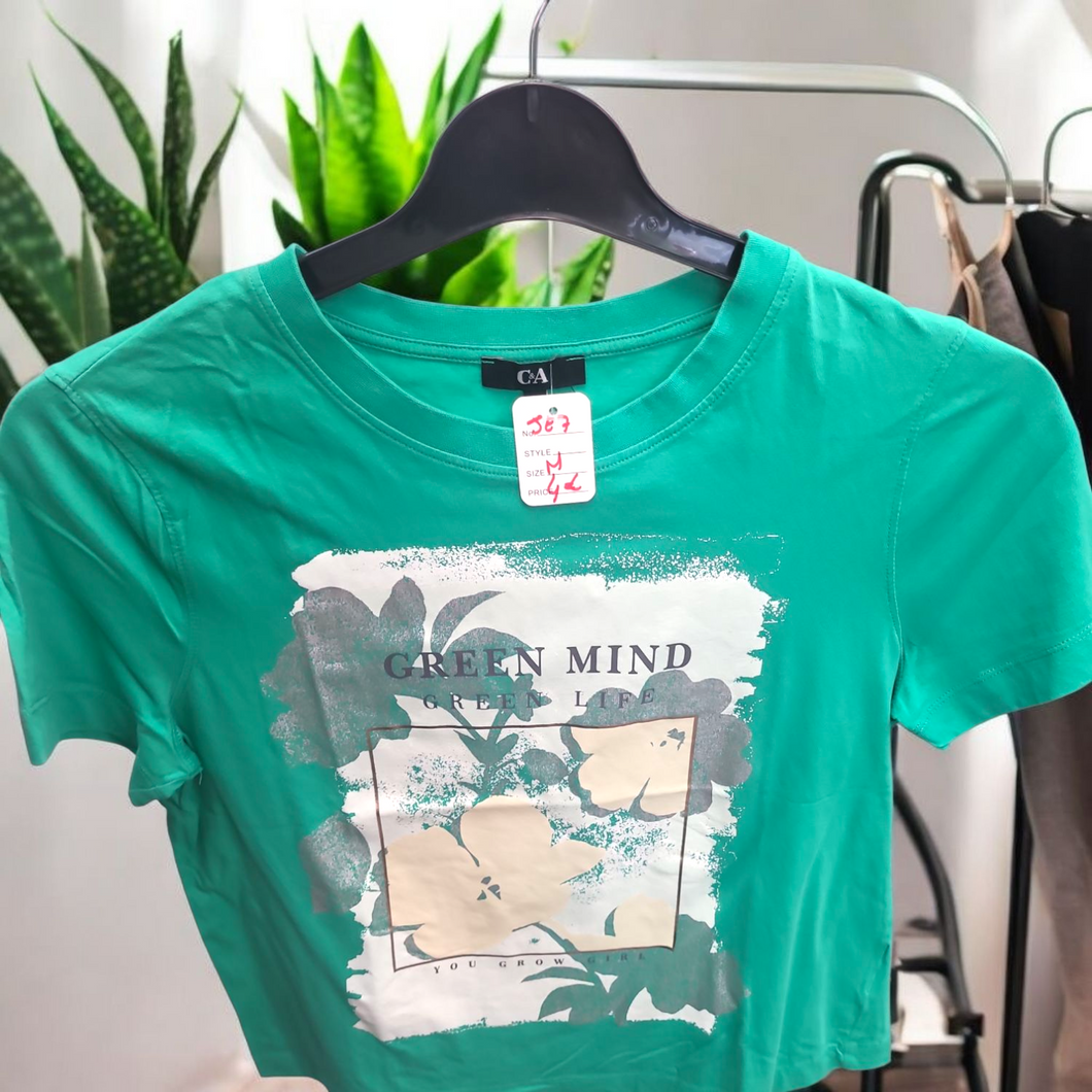 Tee shirt vert taille m