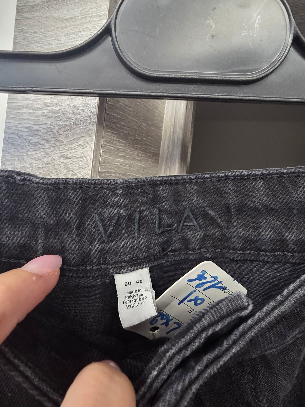 Jupe jeans noir taille xl