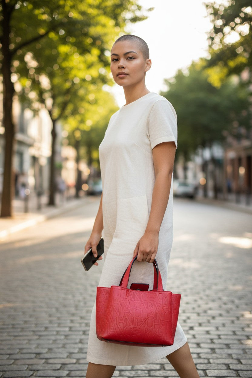 Sac armani rouge